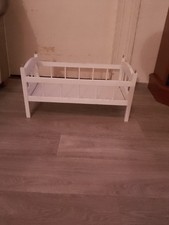 Puppenbett Holz Gitterbett