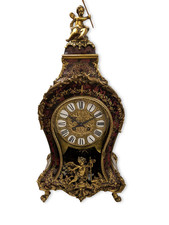Dekorative, feine französische Boulleuhr Pendule, Tischuhr um 1890 Vincenti & Ci