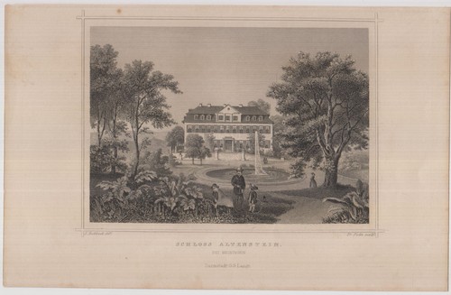 Grafik schloss altenstein - schloss,