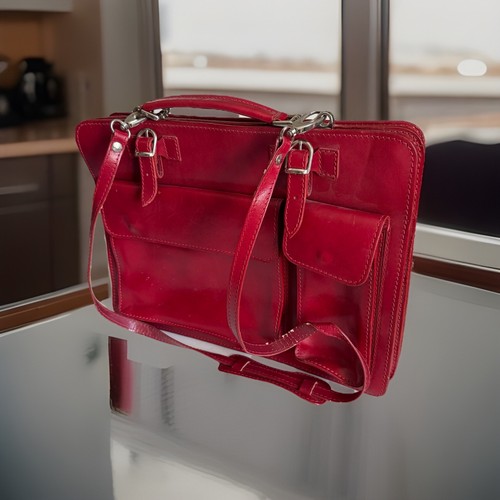 Tasche aktentasche rot leder - aktentasche,