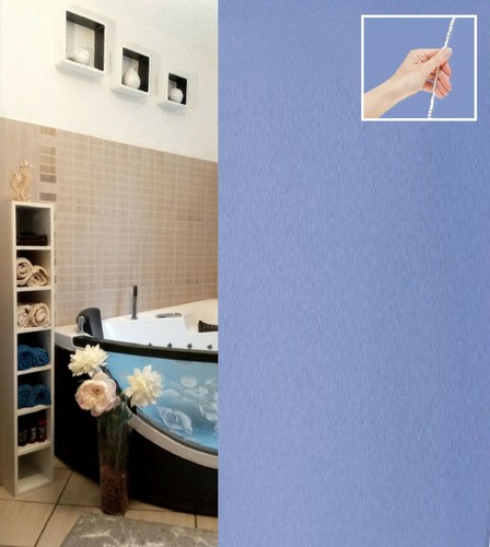 Duschrollo blau 140 - , 240