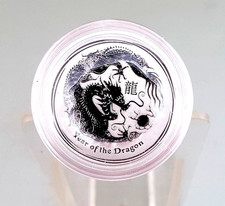 1  x 1 Silbermünze Australien 2012, 999er, SP, Year of the Dragon