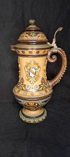 Alter bierkrug mit deckel - alter,