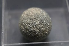 Pyrit Kugel | FO: Rettigheim | Micromount seltene Systematik #R276