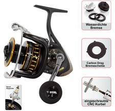 RYOBI FISHING SAFARI 6500 Salzwasserrolle wasserdichtes ALU-Gehäuse  Pilkrolle