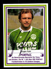 Jürgen Pahl Autogrammkarte Eintracht Frankfurt 1984-85 Original + A 193676