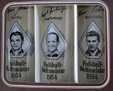 NEU IN OVP: 3 x ALTBIER GLAS GLÄSER HANNEN ALT WM 1954 MAI HERBERGER SCHÄFER