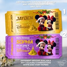 Weihnachtskarte Disneyland