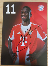 Nicolas Jackson -- signiert -- Autogrammkarte Bayern AK 2025-26 25-26 2025-2026