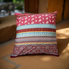 BASSETTI Kissenhülle OTELLO R1 Rot 80x80  z Bettwäsche KISSEN Deko SATIN Neu