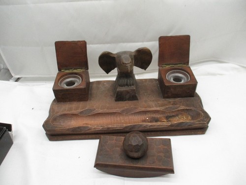 Vintage schreibtisch garnitur - vintage,