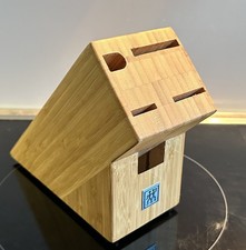 ZWILLING MESSERBLOCK BAMBUS UNBESTÜCKT FÜR 5 teile MESSER, WETZSTAHL, SCHERE 