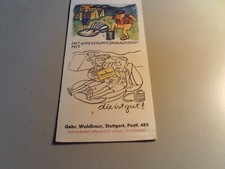 Alte Reklame Waldbaur Schokolade Nürnberg