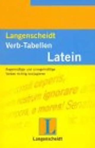 Langenscheidt verb tabellen - langenscheidt, verb-tabellen