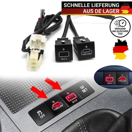 Dual usb auto ladegerät - usb, pd