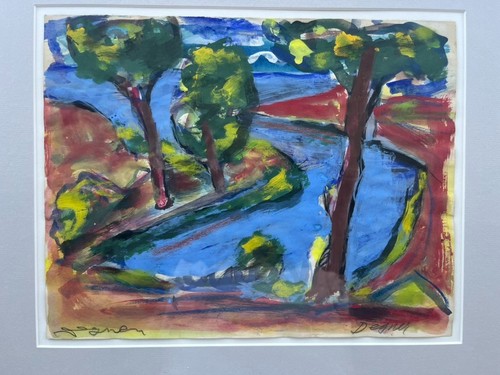Gouache expressiv