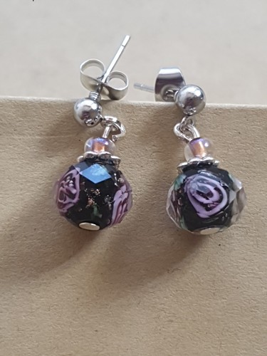 Damen ohrringe mit muranoglas - mit,