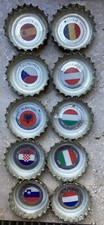 10 verschiedene Kronkorken: BITBURGER  Euro 2024