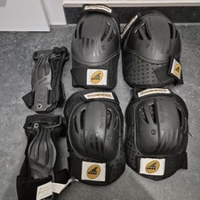 Inline Schützer L Links Rechts Hände Knie Ellenbogen Schwarz Wie Neu Rollerblade