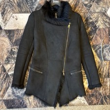 Damen Lammfell- Kurzmantel/ Jacke Giorgio Brato/ Größe XS Farbe: Schwarz