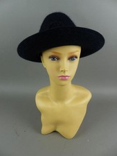 Zapf A. Breiter Damen Hut Filzhut Graf Andrassy Gr. 55 Schwarz Kordel (WM)