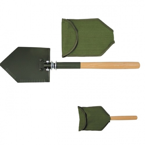 Klappspaten holzstiel deluxe - klappspaten,
