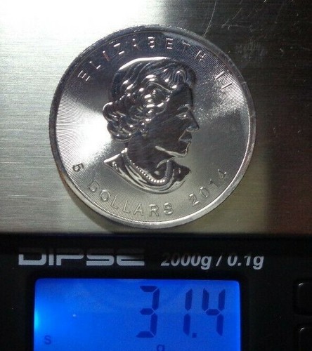 Maple leaf 2014 oz - leaf, unze