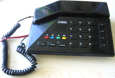 Retro Telefon Cresta 80er Jahre schwarz Festnetz Vintage Phone