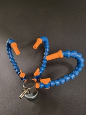 Kühlmittelgelenkschlauch auf Magnetfuß 3 armig 1/4" mit 3 Absperrhähne