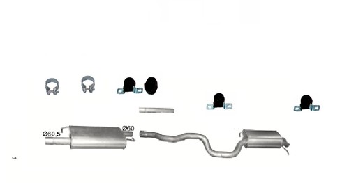 Auspuff auspuffanlage für - auspuffanlage, vw