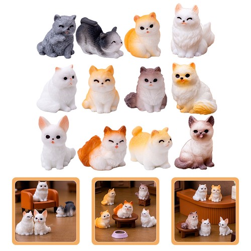 Pcs kleine katzenfiguren - ,
