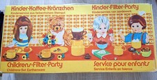 Vintage Kinder-Kaffee-Kränzchen, Melitta, Germany, Kinder-Kaffee-Geschirr, Set