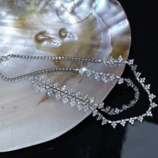 Brilliant necklace 4.20 ct 750