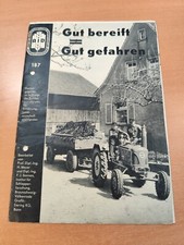 Gut bereift = Gut gefahren Zeitschrift Magazin Traktor Prospekt brochure 44