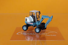 Wiking 065809 Schaeff Mini-Mobilbagger - alpenblau 1:87 NEU Modellauto