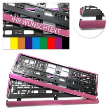 Kennzeichenhalter pink - 2, st