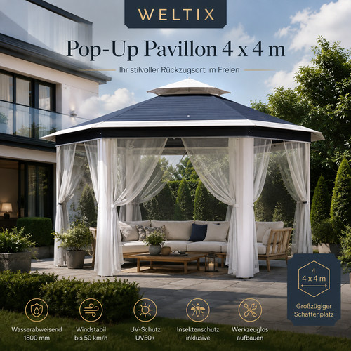 Weltix pavillon 4x4m - pavillon, pop-up