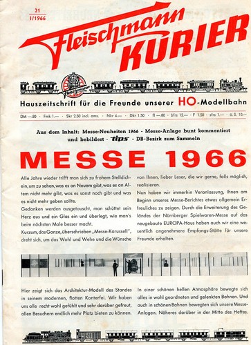Fleischmann kurier heft - kurier,, nr