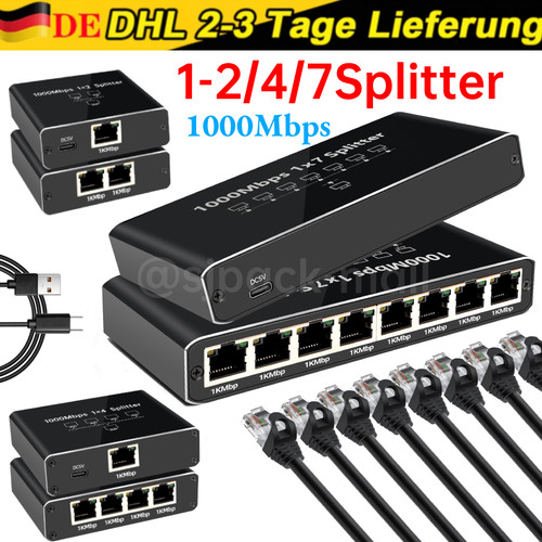 Lan splitter auf gigabit - splitter,