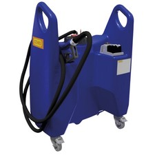 Transfer-Trolley Blue 130 l mit Tauchpumpe 25l/min., Akku und Ladegerät