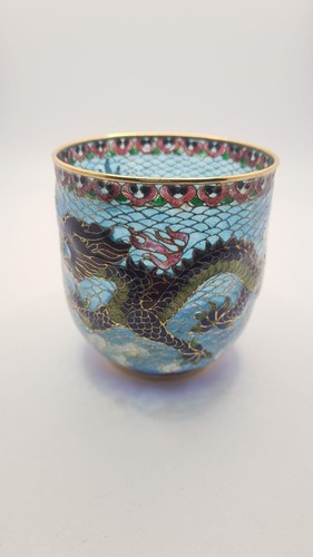 Cloisonne deko vase china - cloisonne,