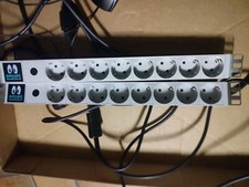 Steckdosenleiste 19 zoll, ONLINE, 8 Dosen, Server-, Rack Stromleiste, 1HE, Alum