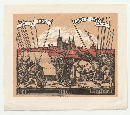 Rudolf schiestl exlibris für - exlibris,