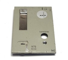 Frontplatte Maihak V73 Studio-Röhren-Endverstärker / Danner Kassette Endstufe