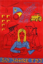 DDR Wandteppich  - 30 Jahre