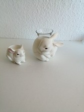 Traumhaften Partylite Osterhasen Mama mit Ihren Baby Neu echt Süß