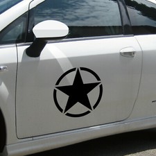 30cm matte black USA US star
