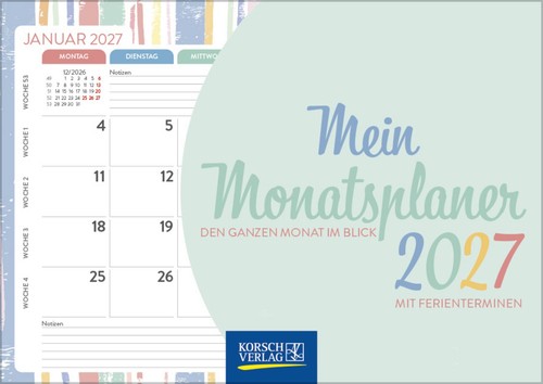 Mein monatsplaner 2027 - monatsplaner,