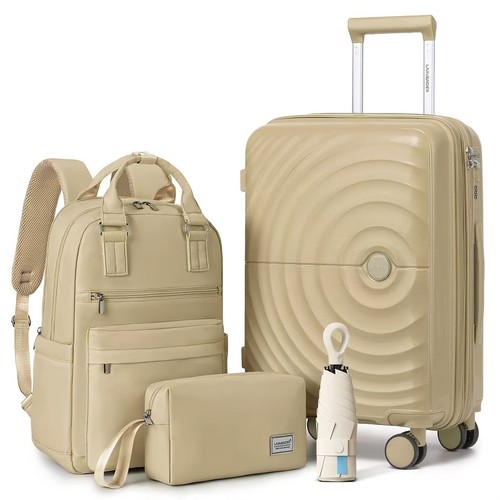 4tlg kofferset beige - 4tlg,