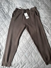 Braune Damen Strickhose von